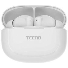Гарнитура (наушники с микрофоном) беспроводная, TECNO Buds 4 Air, цвет белый