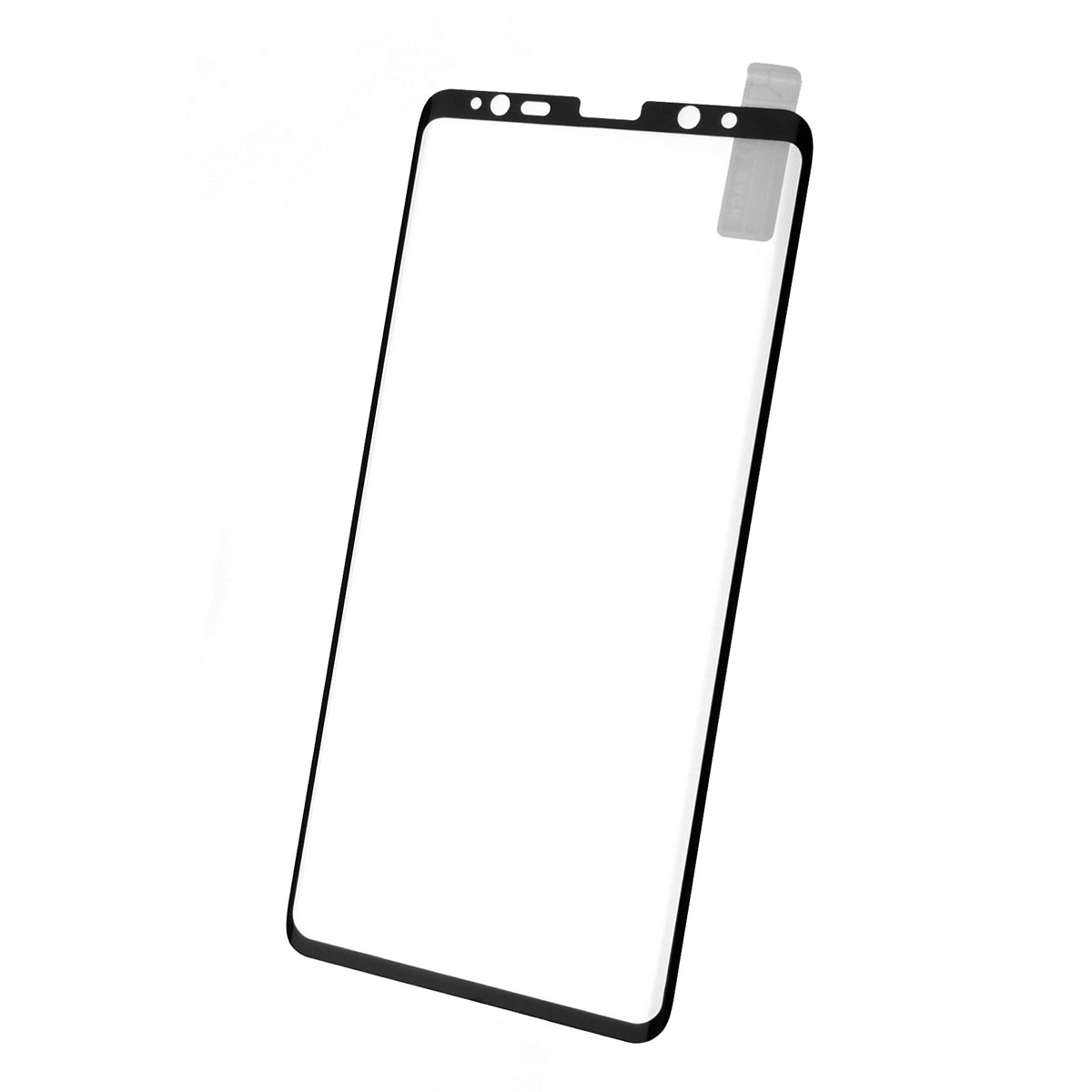 Защитное стекло 9H для SAMSUNG Galaxy Note 9 (SM-N960), цвет окантовки черный.