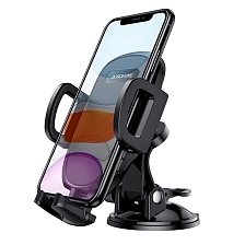 Автомобильный держатель BOROFONE BH37 Route push на вакуумной присоске для смартфона, на приборную панель, цвет черный Автомобильный держатель BOROFONE BH37 Route push на вакуумной присоске для смартфона, на приборную панель, цвет черный