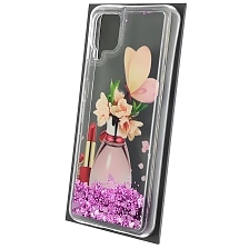 Чехол накладка для SAMSUNG Galaxy A12 (SM-A125), силикон, переливашка, рисунок Духи Christina Aguilera Inspire