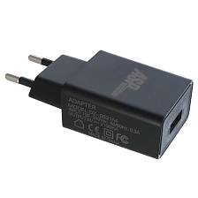 СЗУ (Сетевое зарядное устройство) ASPsmcon A002, 2.1A, 1 USB, цвет черный