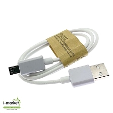 USB Дата кабель GH39 Micro USB силиконовый, длина 1 метр, удлиненный micro USB, цвет белый. USB Дата кабель GH39 Micro USB силиконовый, длина 1 метр, удлиненный micro USB, цвет белый.