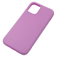 Чехол накладка для APPLE iPhone 12 mini (5.4"), силикон, цвет светло фиолетовый