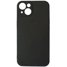 Чехол накладка для APPLE iPhone 13 (6.1), силикон, цвет черный