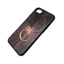 Чехол накладка для APPLE IPhone 7, 8, силикон, рисунок текстурированный.