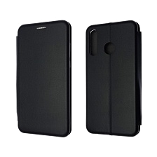 Чехол книжка STYLISH для HUAWEI Honor P30 Lite, Nova 4E, экокожа, визитница, цвет черный