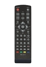 Пульт ДУ RX-511 (HOB987) для приставок Cadena, D-BOX, REXANT, Supra, цвет черный