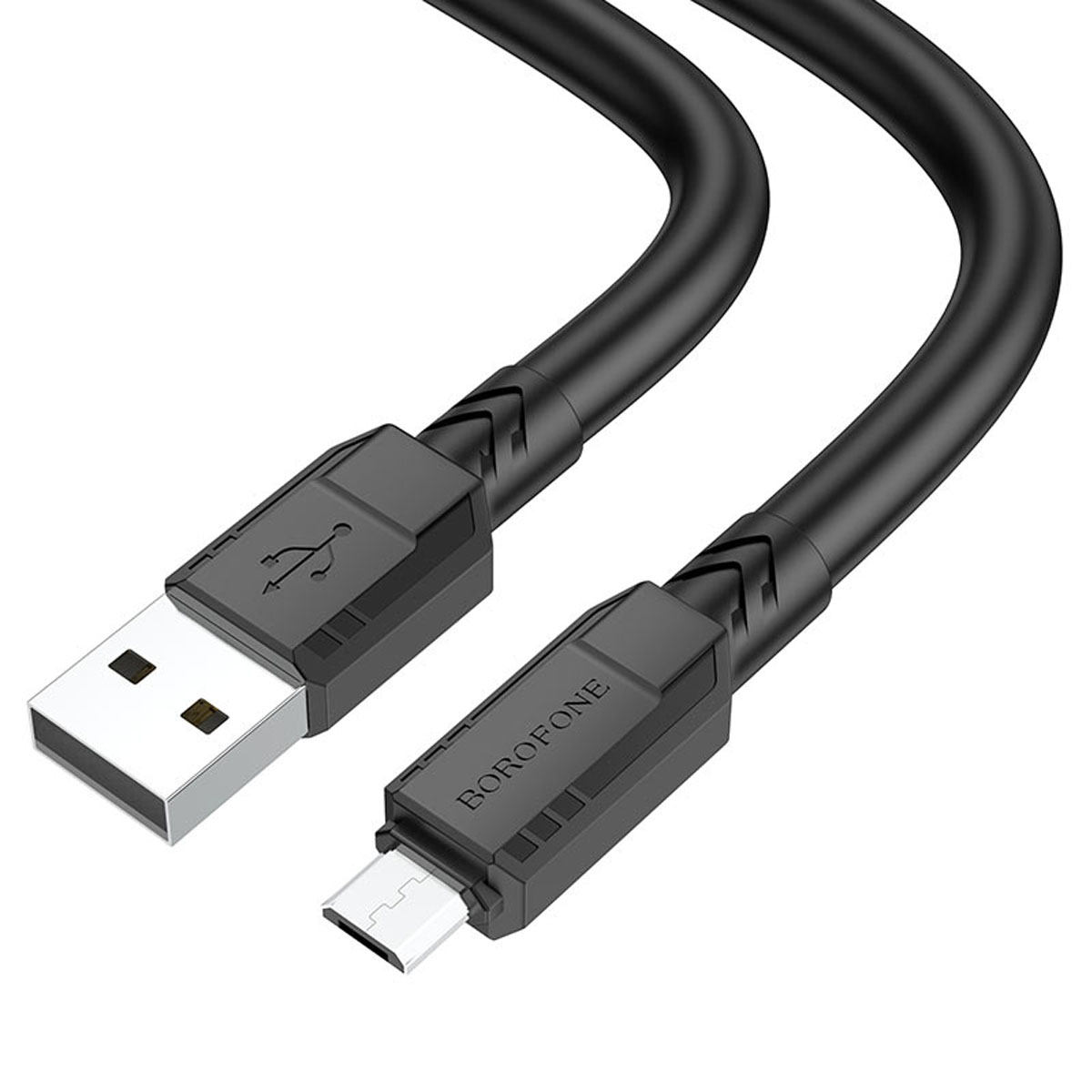 Кабель BOROFONE BX81 Goodway Micro USB, 2.4A, длина 1 метр, цвет черный