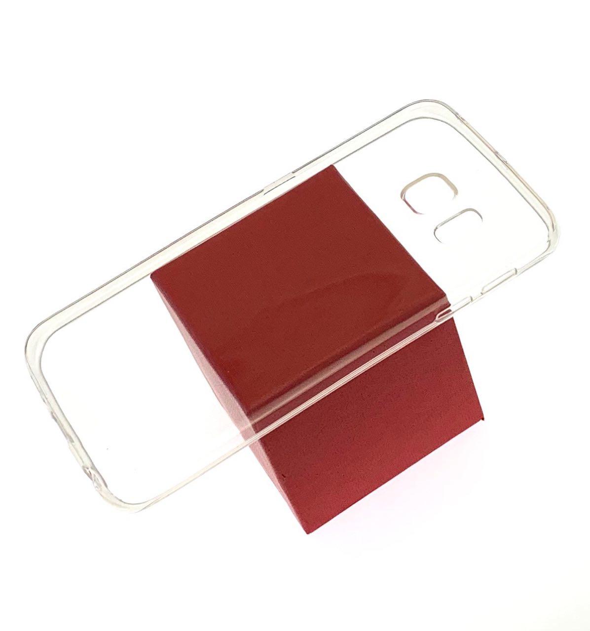 Чехол накладка TPU CASE для SAMSUNG Galaxy S6 Edge (SM-G925), силикон, ультратонкий, цвет прозрачный.