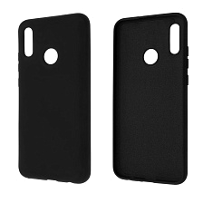 Чехол накладка Silicon Cover для HUAWEI P Smart 2019 (POT-LX1), Honor 10 Lite (HRY-LX1), силикон, бархат, цвет черный