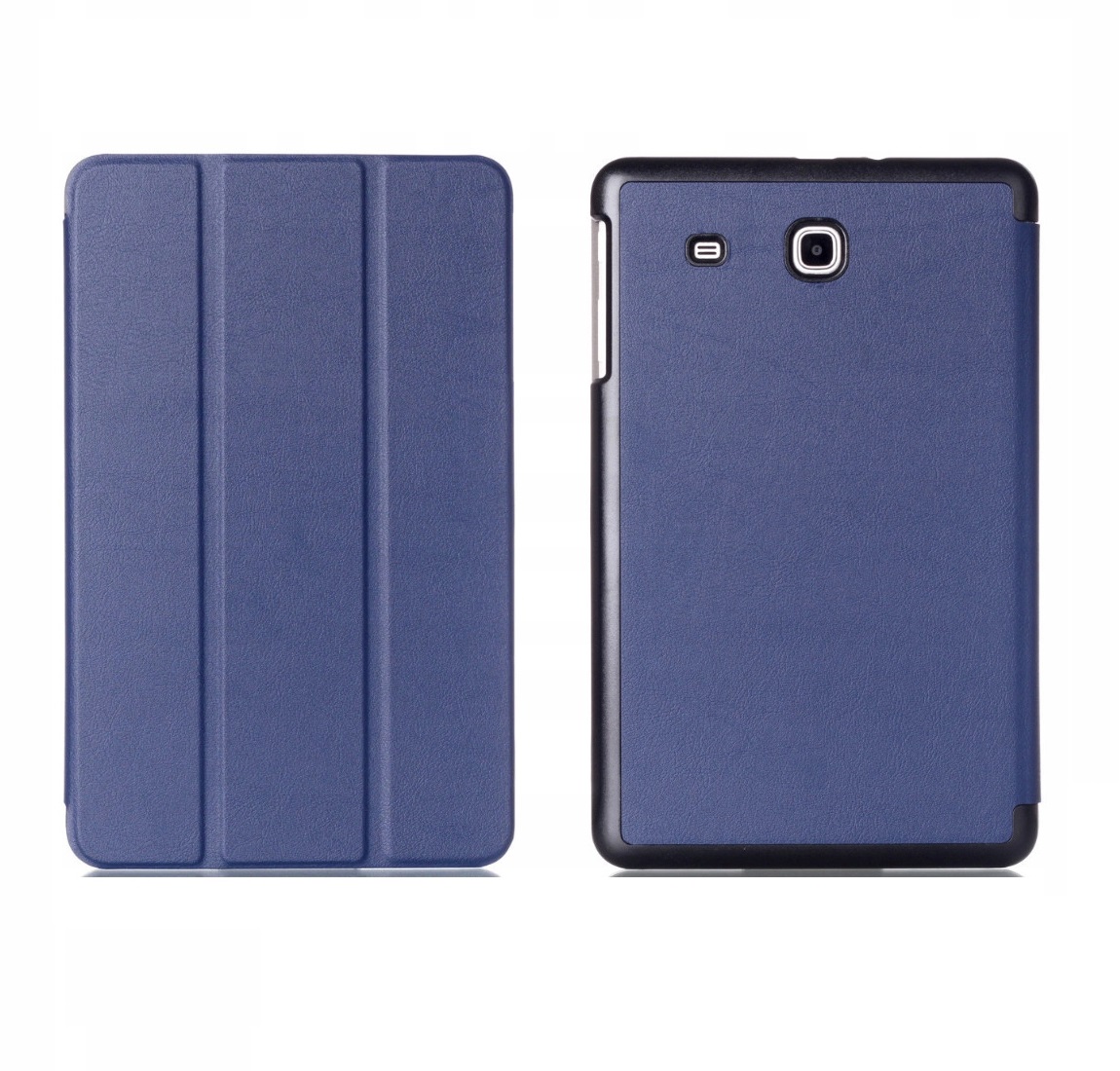 Чехол-книжка для SAMSUNG Galaxy Tab E 9.6" (SM-T560) экокожа-пластик, цвет синий.