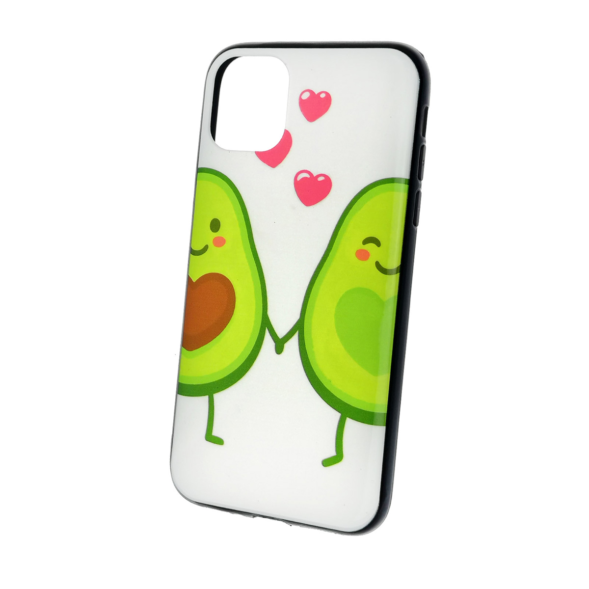 Чехол накладка для APPLE iPhone 11, силикон, рисунок Авокадо Любовь.