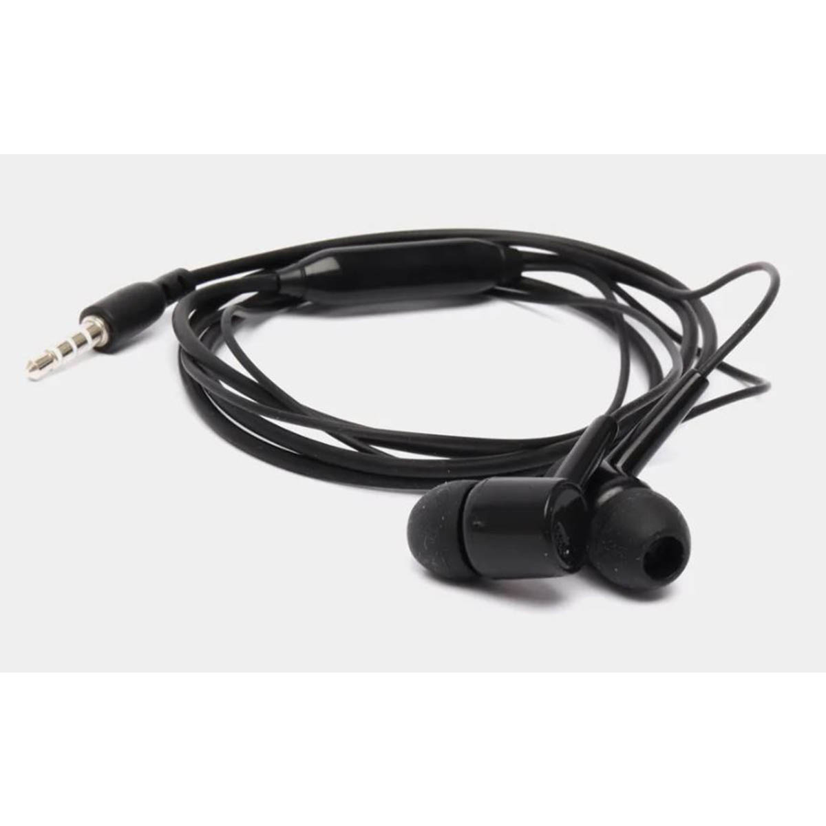 Гарнитура (наушники с микрофоном) проводная, EARPHONES D21, цвет черный
