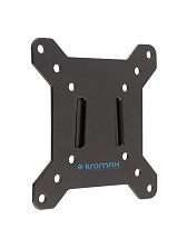 Кронштейн для ТВ Kromax Vega-3, до 20 кг, 15-32", VESA 50x50/75x75/100x100, сверхтонкий (9 мм), фиксированный, цвет черный