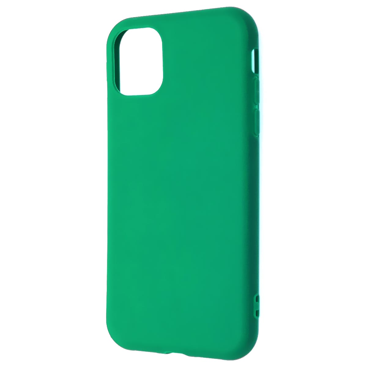 Чехол накладка для APPLE iPhone 11, силикон, матовый, цвет зеленый