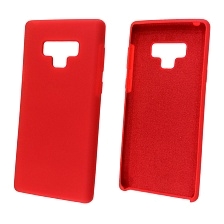 Чехол накладка Silicon Cover для SAMSUNG Note 9, силикон, бархат, цвет красный. Чехол накладка Silicon Cover для SAMSUNG Note 9, силикон, бархат, цвет красный.