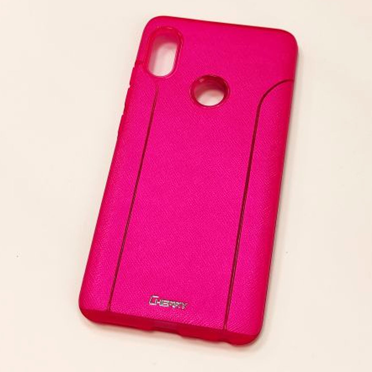 Чехол накладка для XIAOMI Redmi Note 5, Note 5 Pro, силикон, цвет малиновый