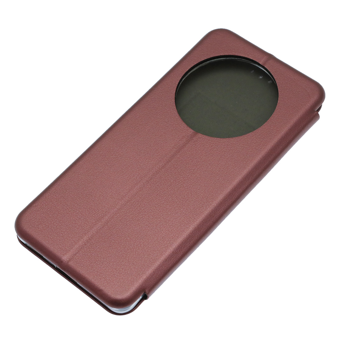 Чехол книжка STYLISH для Honor X9b 5G, экокожа, визитница, цвет бордовый