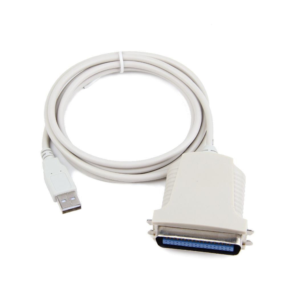 Кабель-переходник USB to LPT в коробке.