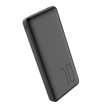 Внешний портативный аккумулятор, Power Bank BOROFONE BT28 Beneficial, 10000 mAh, цвет черный