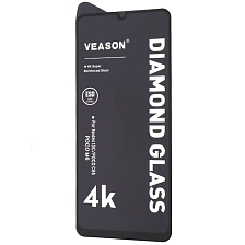 Защитное стекло VEASON DIAMOND GLASS для XIAOMI Redmi 13C, POCO C65, цвет окантовки черный