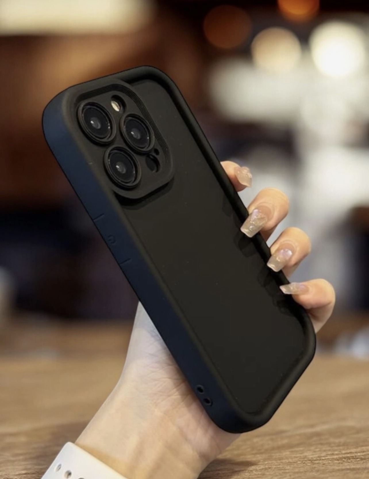 Чехол накладка MM98 для APPLE iPhone 13, защита камеры, силикон, цвет черный