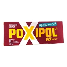 Клей POXIPOL эпоксидный 70 мл холодная сварка, цвет прозрачный (50%) Клей POXIPOL эпоксидный 70 мл холодная сварка, цвет прозрачный (50%)