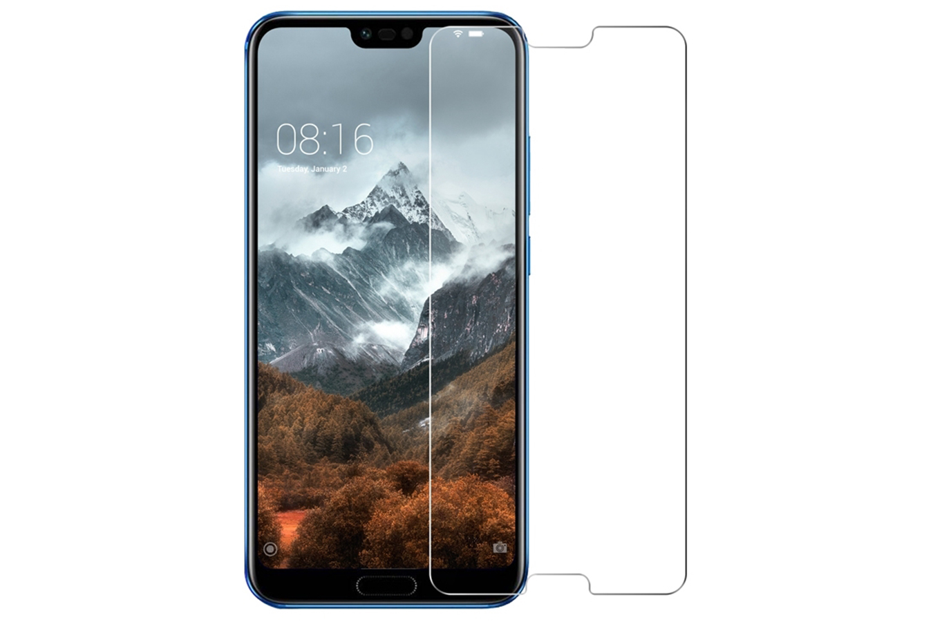 Защитное стекло для HUAWEI Honor 10, 0.33mm, прозрачное.