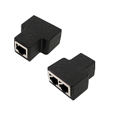 Разветвитель RJ-45 Pro Legend для Ethernet кабеля Lan витой пары на 2 порта PL1279 (комплект 2шт.)