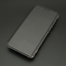 Чехол книжка для SAMSUNG Galaxy S21 FE (SM-G990B), экокожа, визитница, цвет черный