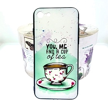 Чехол накладка BRF для APPLE iPhone 7, 8, силикон, рисунок Чашка на блюдце.