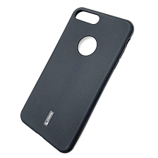 Чехол накладка Cherry для APPLE iPhone 7, 8 Plus, силикон, цвет черный.