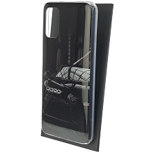 Чехол накладка Vinil для XIAOMI POCO M3, силикон, глянцевый, рисунок Бугатти Chiron