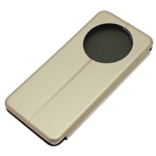 Чехол книжка STYLISH для Honor X9c, экокожа, визитница, цвет золотистый