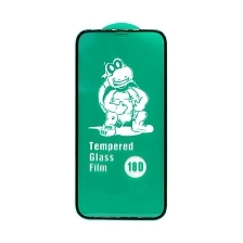 Защитное стекло 18D для APPLE iPhone 12, iPhone 12 Pro (6.1"), c бортиком, ударопрочное, цвет окантовки черный