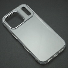 Чехол накладка Clear Case для APPLE iPhone 17 Pro, силикон, защита камеры, цвет прозрачный