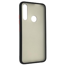 Чехол накладка SKIN SHELL для HUAWEI Honor 9X, P Smart Z, Y9 Prime 2019, силикон, пластик, цвет окантовки черный