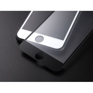 Защитное стекло MONARCH (PREMIUM) 3D МАТОВОЕ стекло для iPhone 7 Plus / 8 Plus (5.5") цвет чёрный.