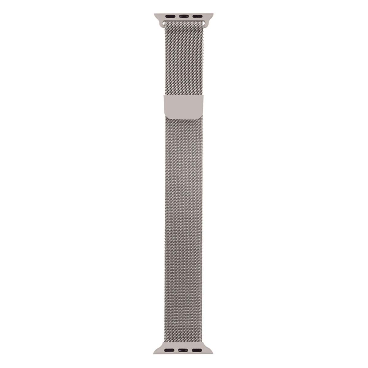 Ремешок для APPLE Watch, сетчатый, миланская петля Milano Loop, 38 - 40 - 41 mm, цвет светло серый