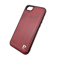 Чехол накладка для APPLE iPhone 7, 8, силикон, цвет коричневый Pierre Cardin.