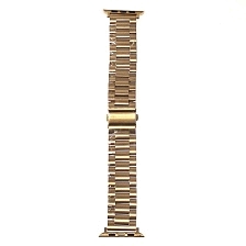 Ремешок для Apple Watch 42-44 mm, нержавеющая сталь, цвет бронзовый