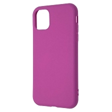 Чехол накладка для APPLE iPhone 11, силикон, матовый, цвет фиолетовый
