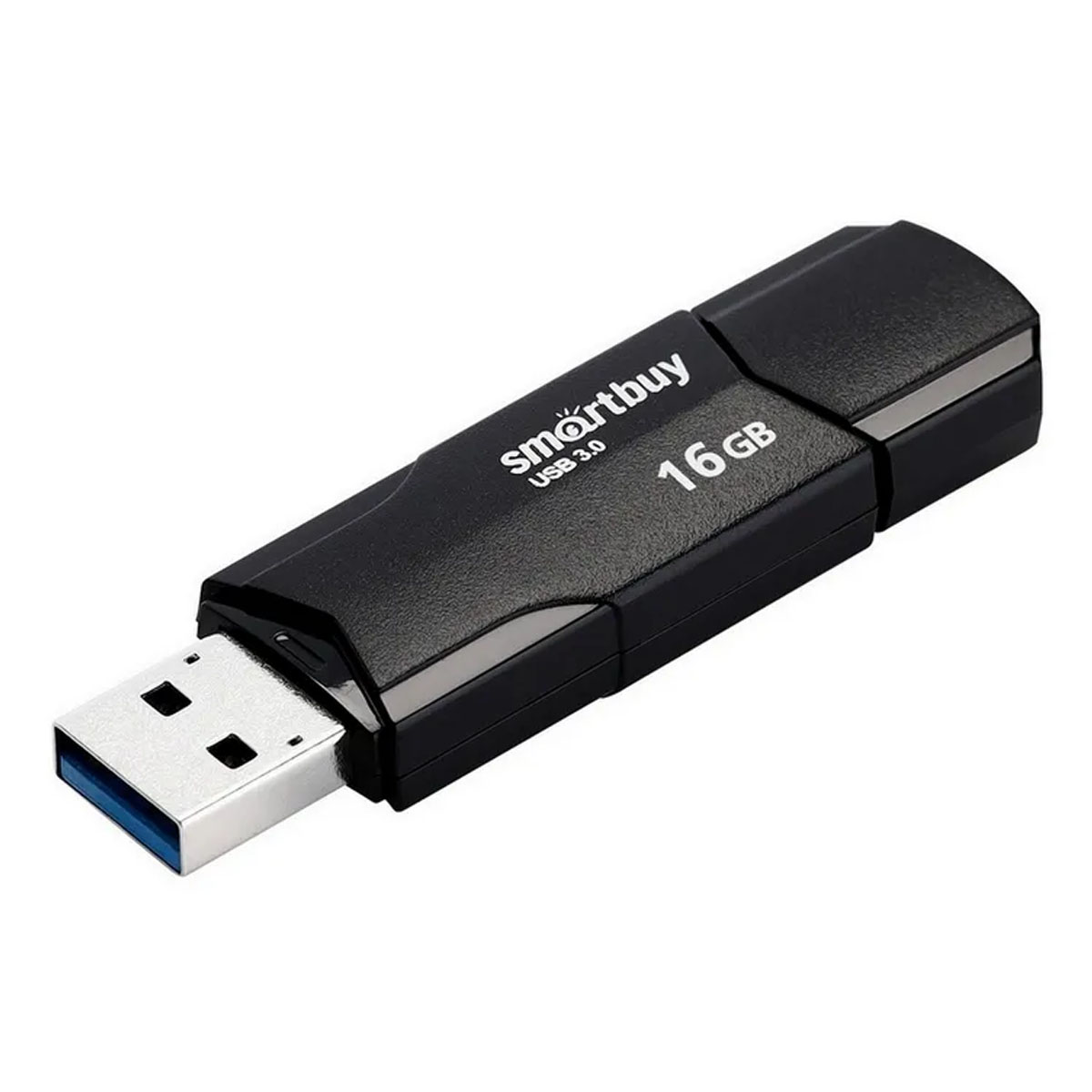 Флешка USB 3.0 16GB SMARTBUY CLUE, цвет черный