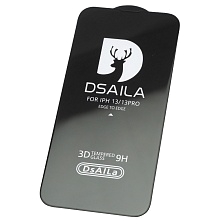 Защитное стекло 15D DSAILA для APPLE iPhone 13, iPhone 13 Pro, iPhone 14, цвет окантовки черный