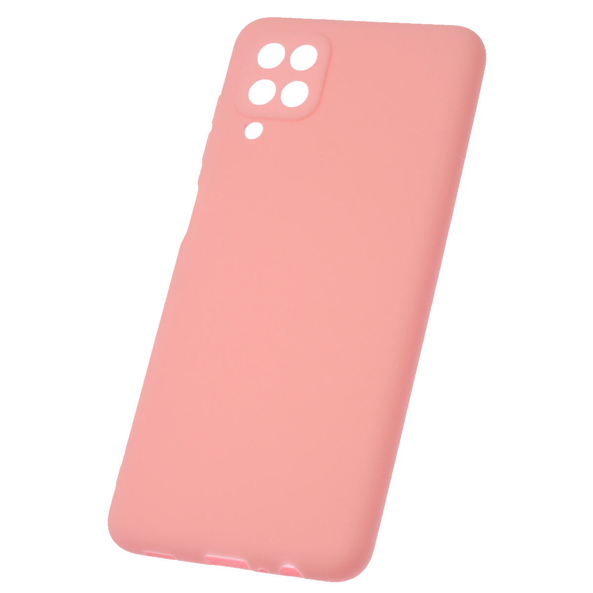 Чехол накладка Soft Touch для SAMSUNG Galaxy A12 5G, силикон, цвет розовый
