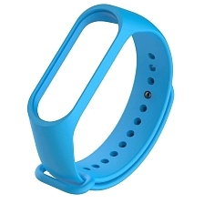 Сменный ремешок для фитнес браслета, смарт часов XIAOMI Mi Band 5, цвет голубой