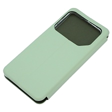 Чехол книжка STYLISH для TECNO Pova 6, TECNO Pova 6 Pro 5G, экокожа, визитница, цвет светло фисташковый