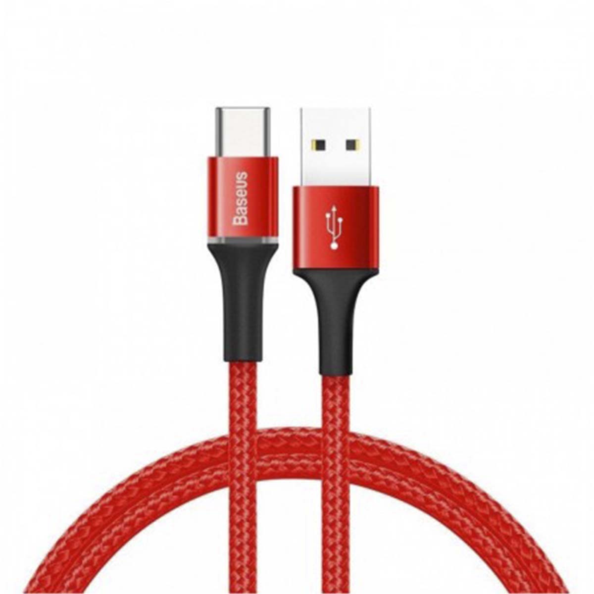 Кабель Type-C aka USB-C, Baseus Halo Data Cable CATGH-F09, 40W, длина 0.5 метра, цвет красный