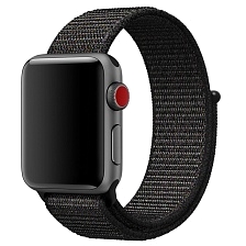 Ремешок для часов Apple Watch (38-40 мм), нейлон, цвет Black (7).