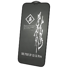 Защитное стекло 6D Rinbo для APPLE iPhone 12 (6.1"), iPhone 12 Pro (6.1"), цвет окантовки черный Защитное стекло 6D Rinbo для APPLE iPhone 12 (6.1"), iPhone 12 Pro (6.1"), цвет окантовки черный